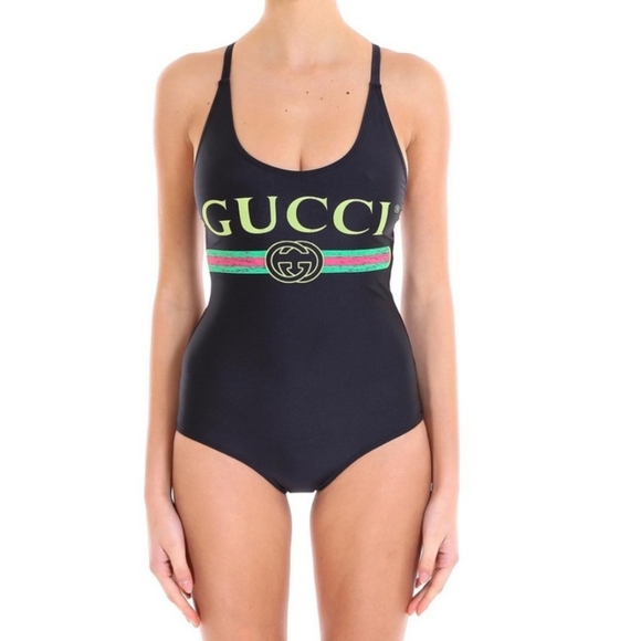 Gucci Logo  Swimsuit - Picture 2 of 10